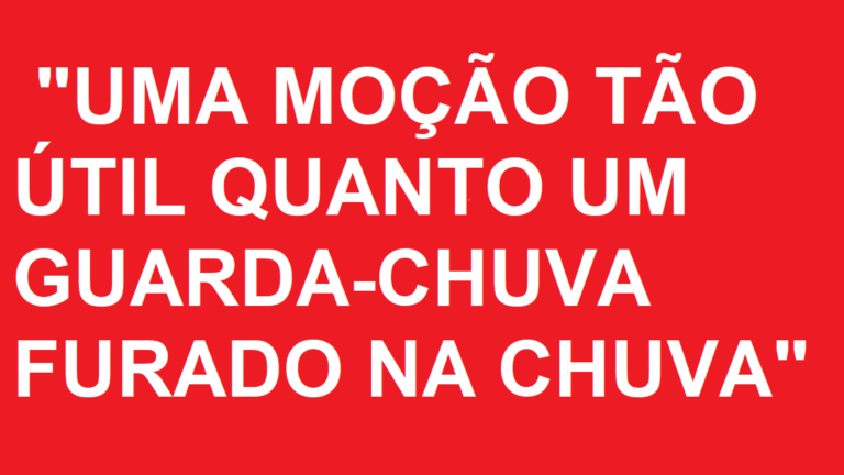 Hipocrisia Legislativa em Arapongas: Moção Absurda e Distração Total