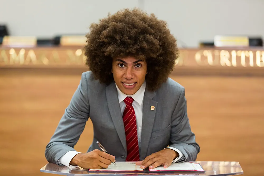 Renato Freitas enfrentando a violencia