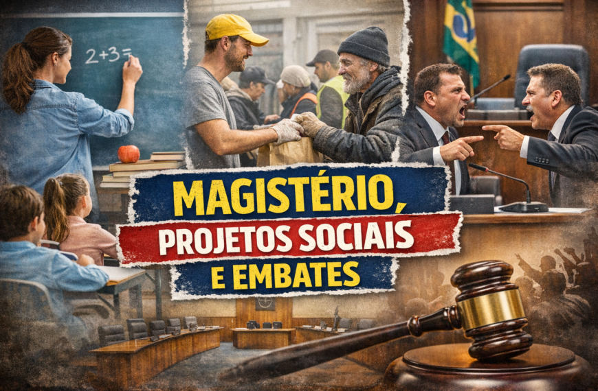 Magistério, projetos sociais e embates marcam sessões