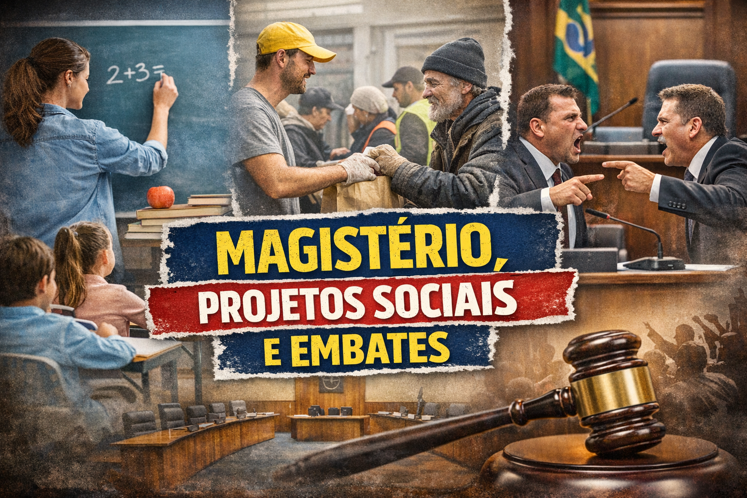 Magistério projetos sociais e embates na Câmara de Arapongas durante sessões legislativas analisadas no Recorte do Prado