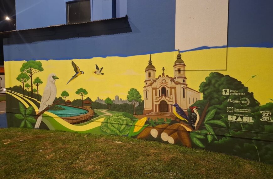 Grafite em Arapongas: arte e meio ambiente com Itaipu